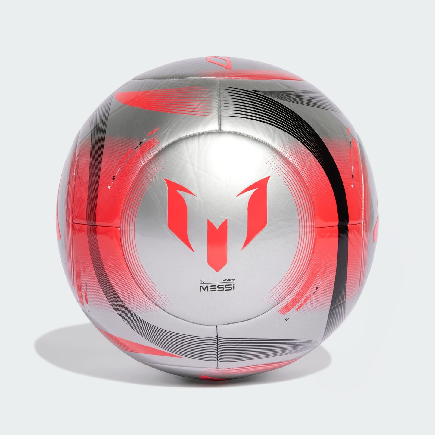 Messi F50 Club Ball [Iron Metallic/Lucid Red/Black]