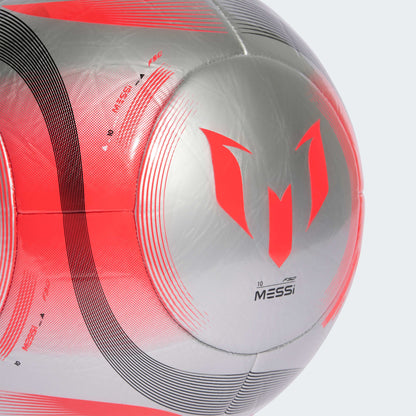 Messi F50 Club Ball [Iron Metallic/Lucid Red/Black]