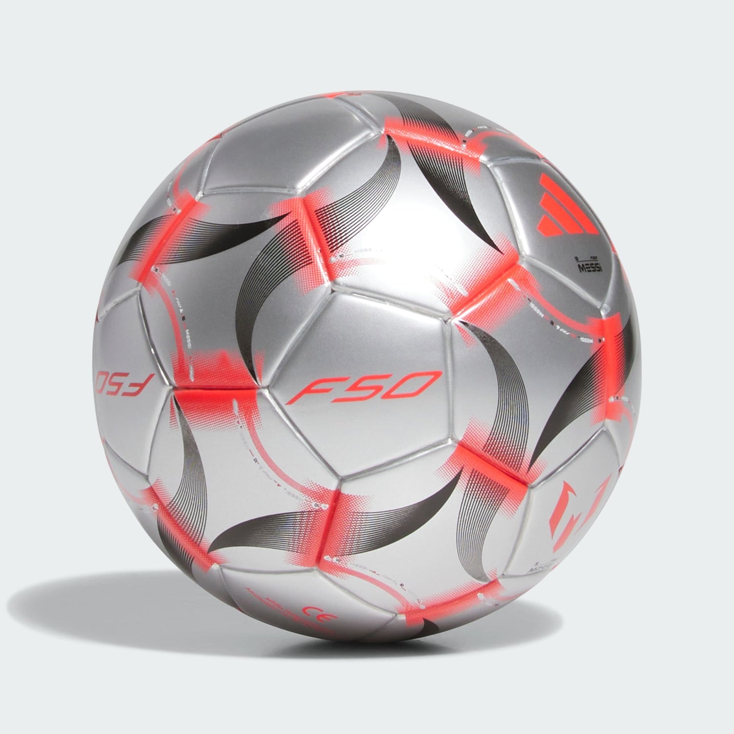 Messi Mini Ball [Iron Metallic/Lucid Red/Black]
