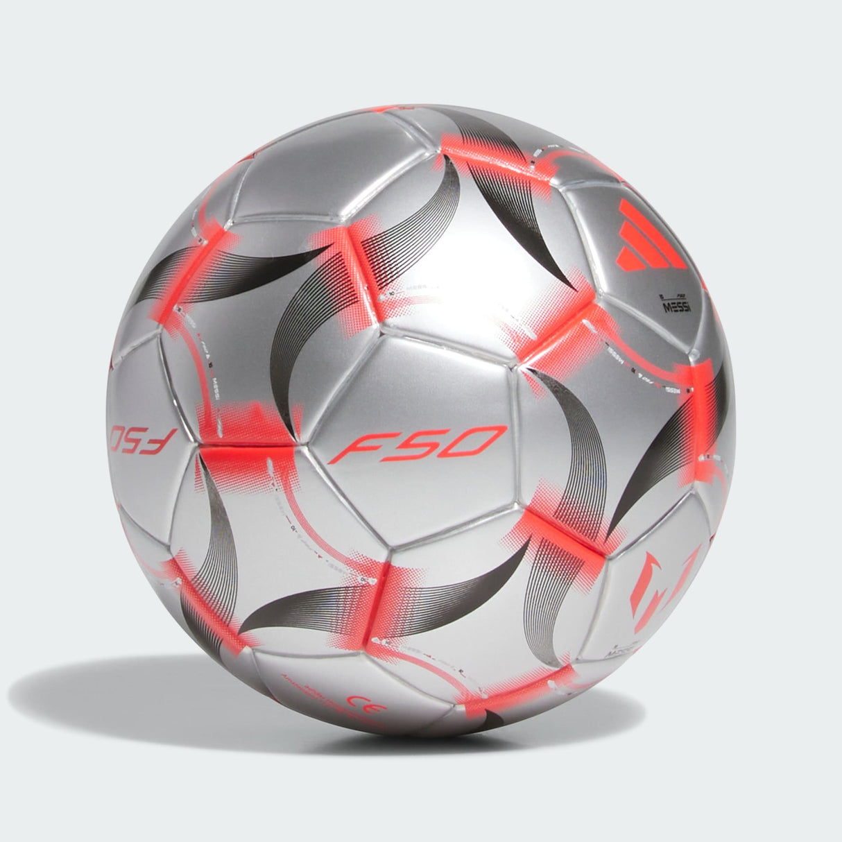 Messi Mini Ball [Iron Metallic/Lucid Red/Black]