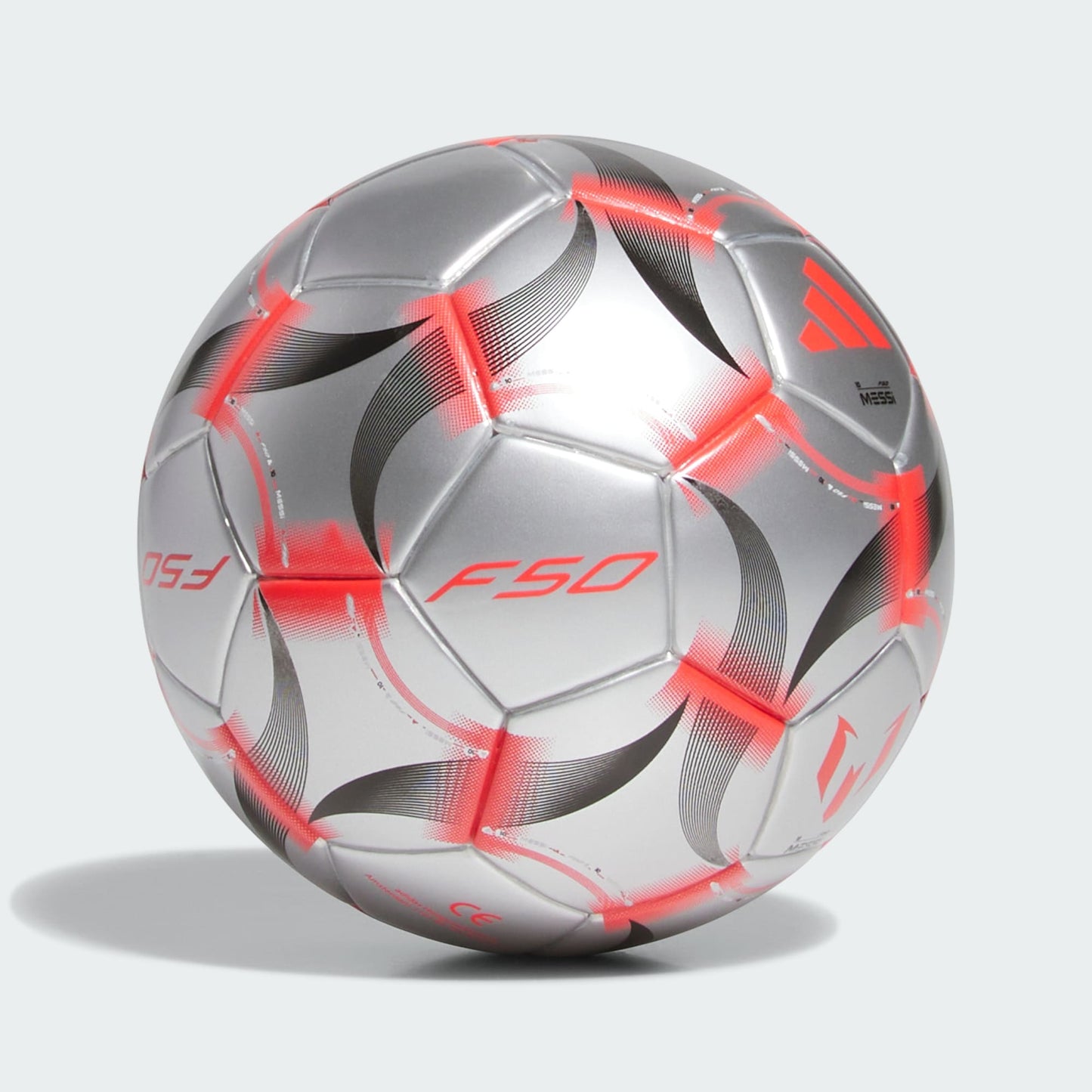 Messi Mini Ball [Iron Metallic/Lucid Red/Black]