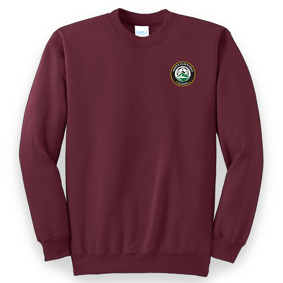 Gen Crewneck Maroon - Small Logo [Unisex]