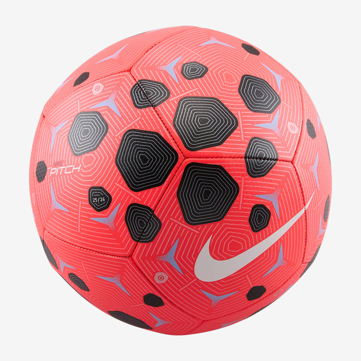 Pitch Soccer Ball[Bright Crimson/Black/White]