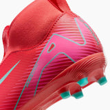 Junior Zoom Superfly 10 Academy FG [Ember Glow/Aurora Green]