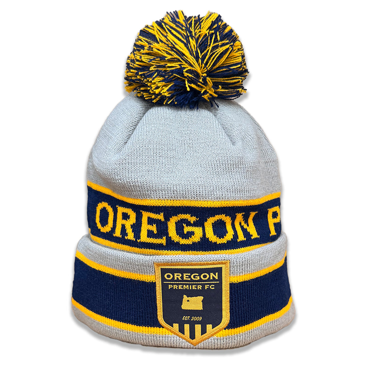 Oregon Premier FC Fan Pom Beanie [Grey]