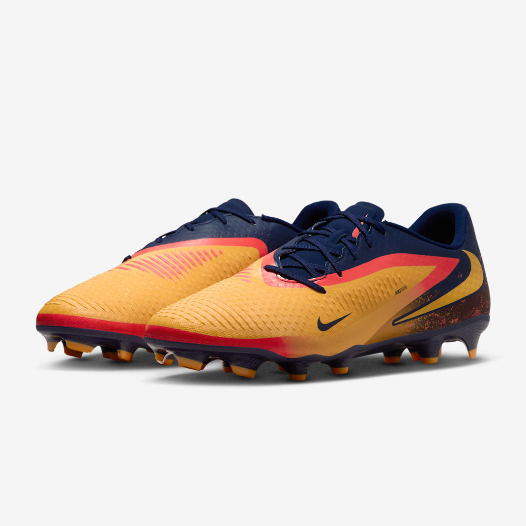 Junior Phantom 6 Low Academy "Erling Haaland" FG [Laser Orange /Lemon Venom-Blue Void]