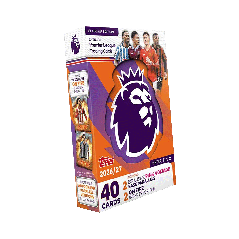 2026/27 Topps Premier League Card Mega Tin [40 Cards]