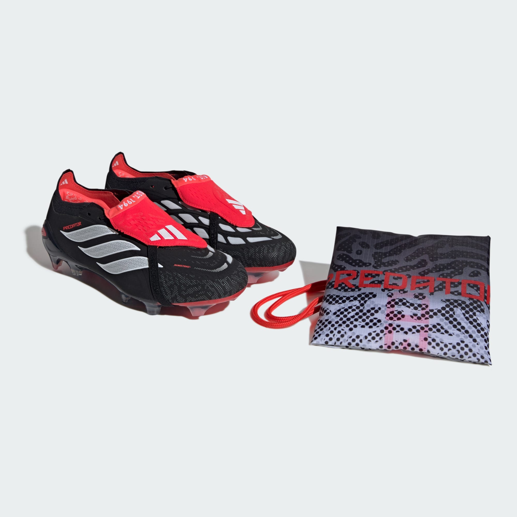 Predator Elite FT FG [Core Black/White/Lucid Red] – Tursi Soccer Store
