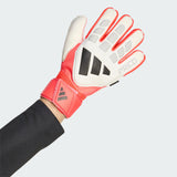 Predator Match Fingersave Gloves [White/Lucid Red]