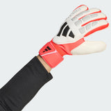 Predator Match Fingersave Gloves [White/Lucid Red]