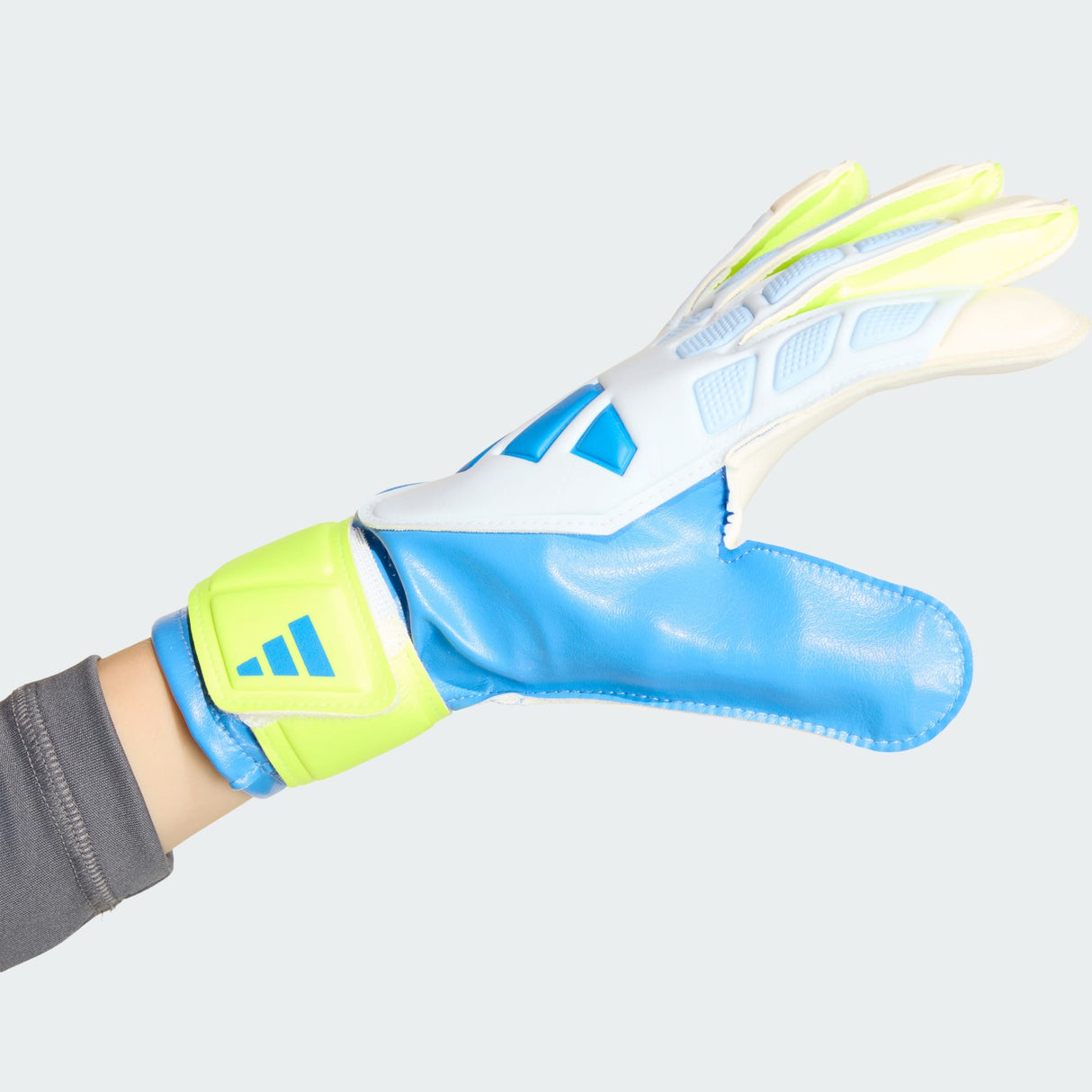 Junior Predator Training  Gloves [Ray Blue / Lucid Lemon]