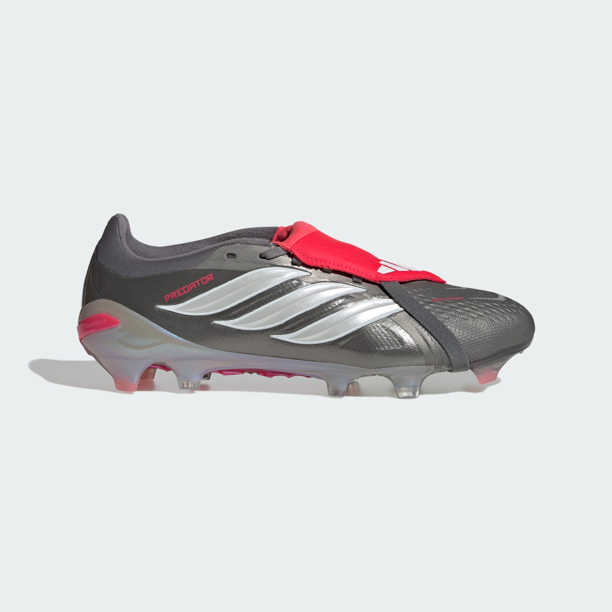 Predator Pro FT FG [Iron Metallic/ Lucid Red] – Tursi Soccer Store