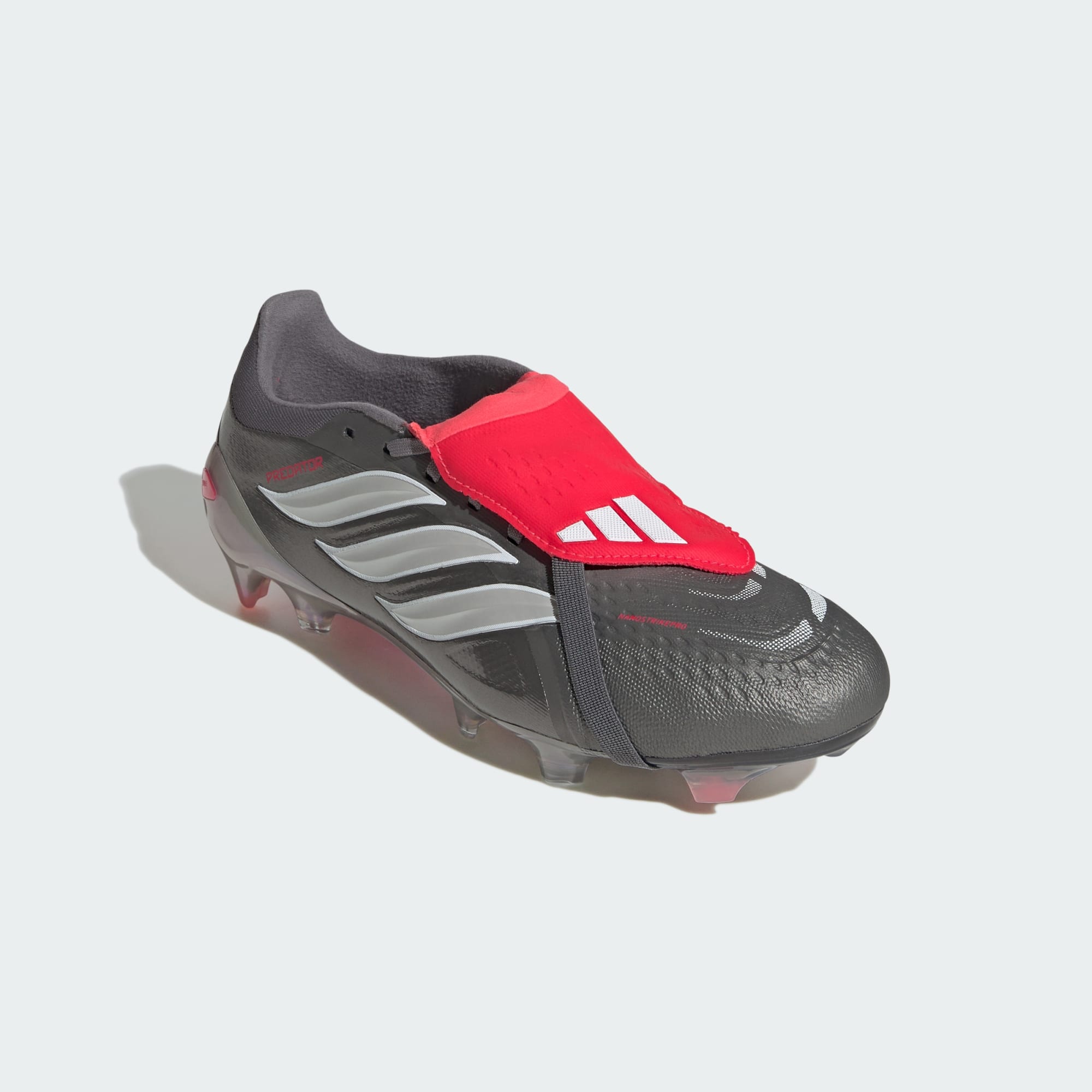 Predator Pro FT FG [Iron Metallic/ Lucid Red] – Tursi Soccer Store