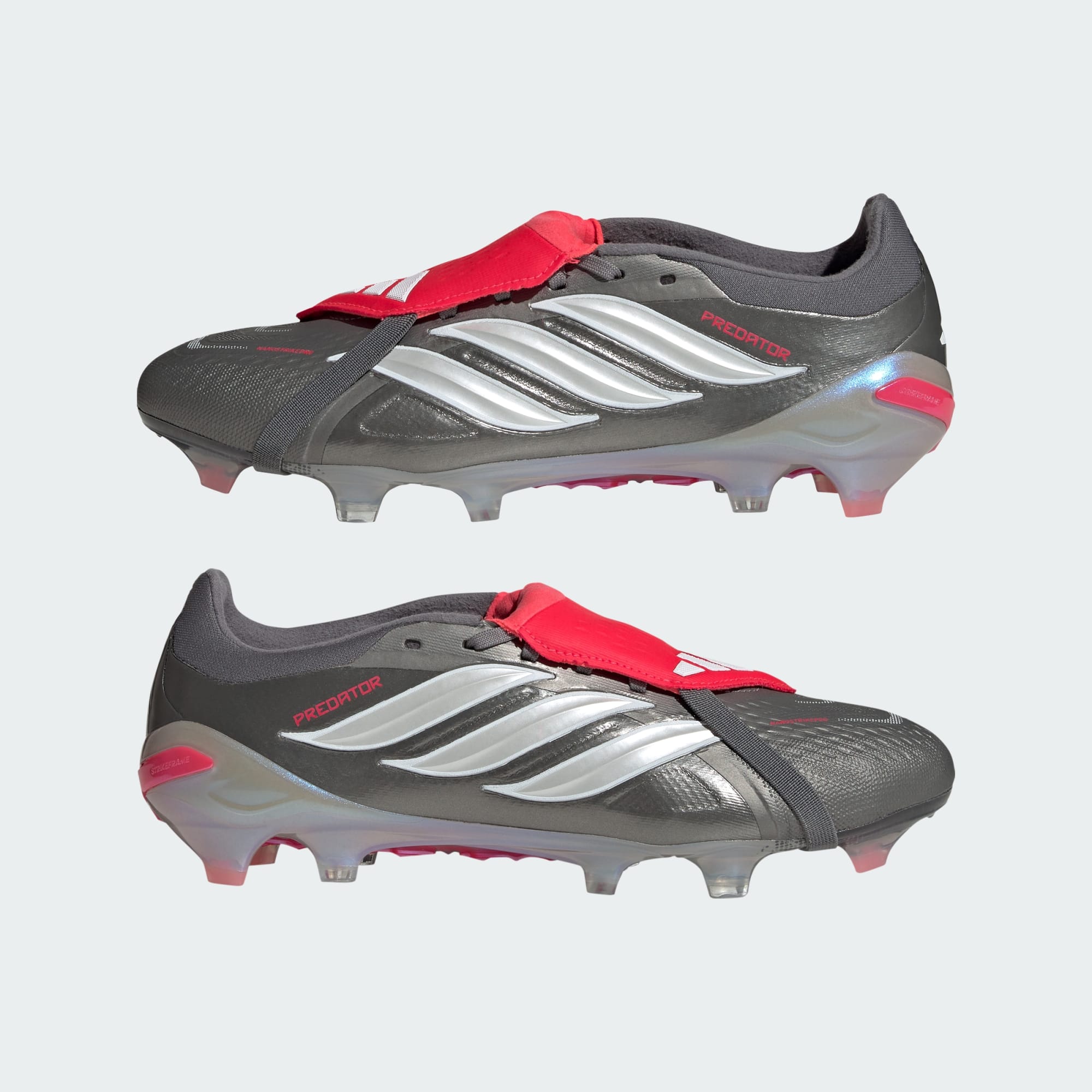Predator Pro FT FG [Iron Metallic/ Lucid Red] – Tursi Soccer Store