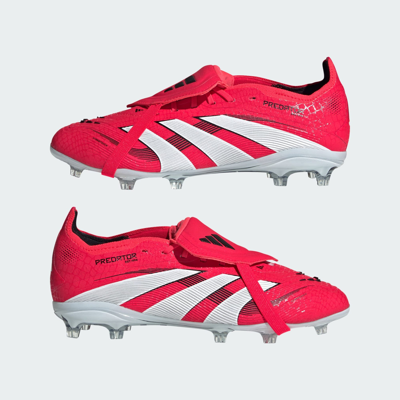 adidas Predator Elite ft FG Soccer Cleats (Lucid Red/Black) 8.5 M / 9.5 W