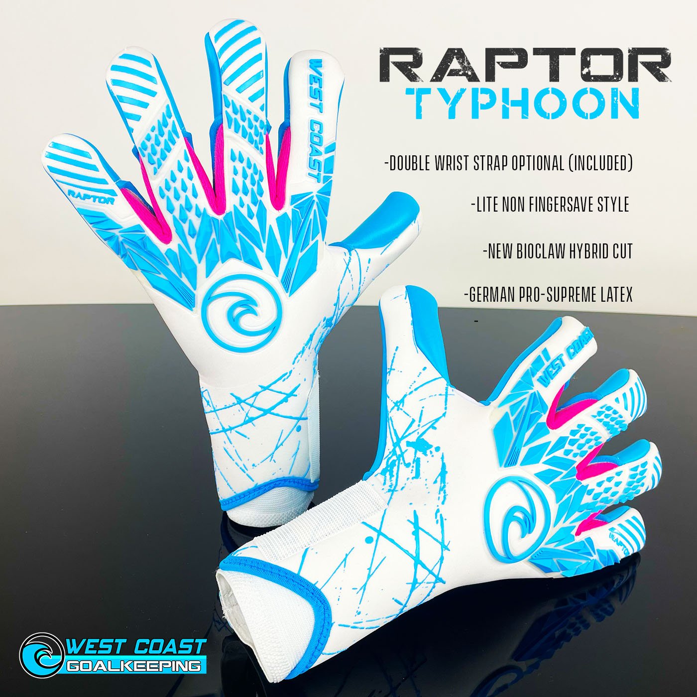 Raptor Typhoon [White/Cyan/Pink]
