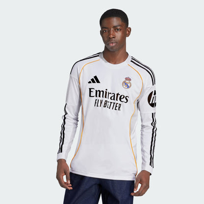 Real Madrid Home Jersey LS 2025/26