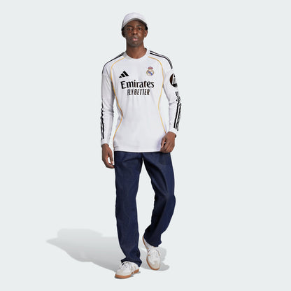 Real Madrid Home Jersey LS 2025/26