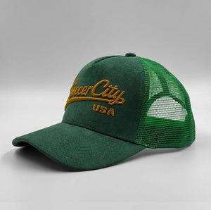 Soccer City Sueded Trucker