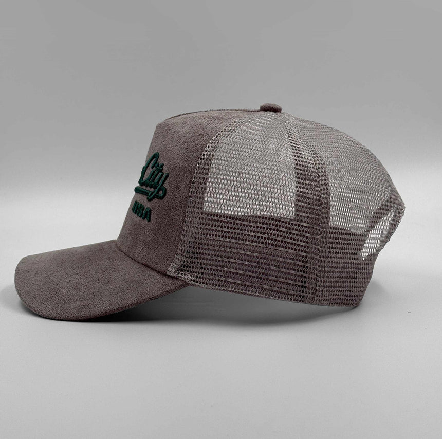 Soccer City Sueded Trucker