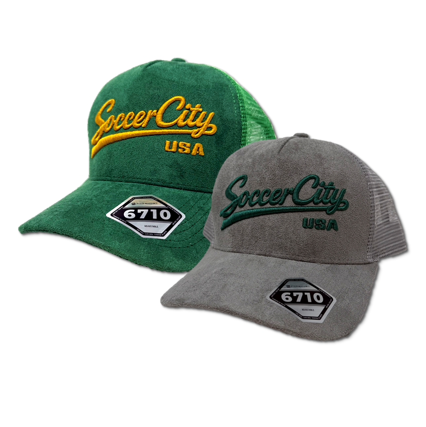 Soccer City Sueded Trucker
