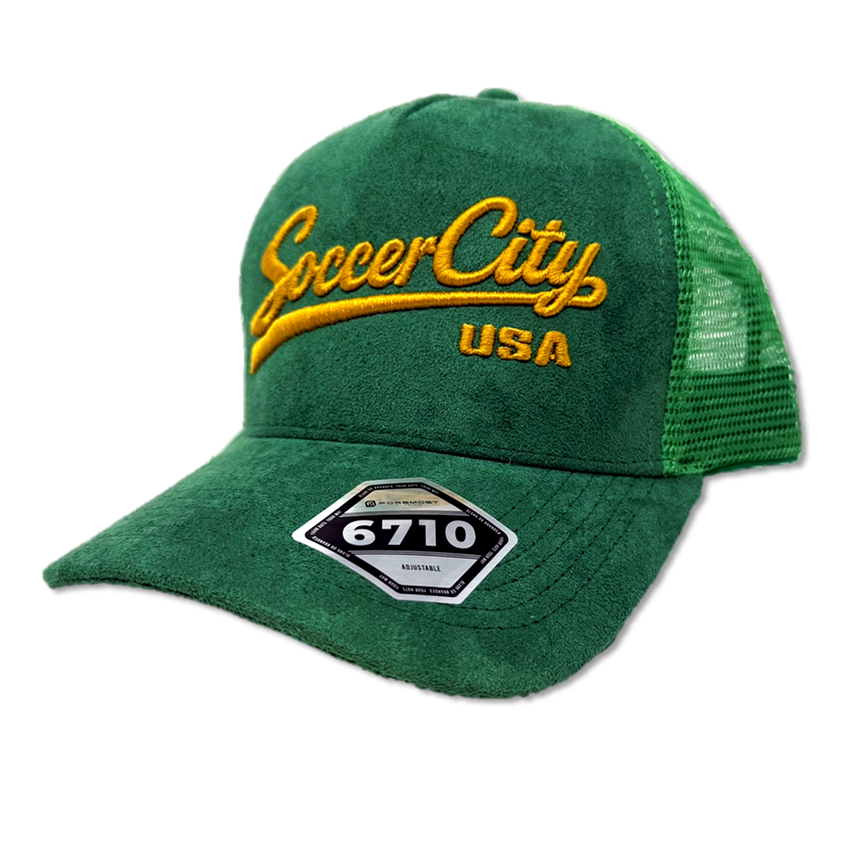 Soccer City Sueded Trucker