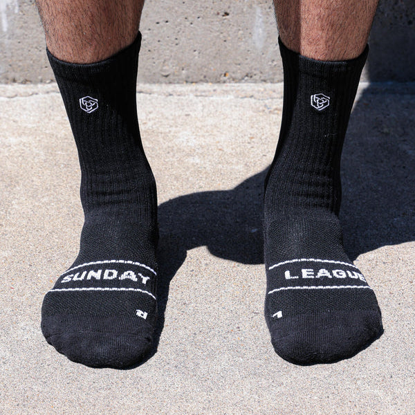 Sunday League Grip Socks [Black]