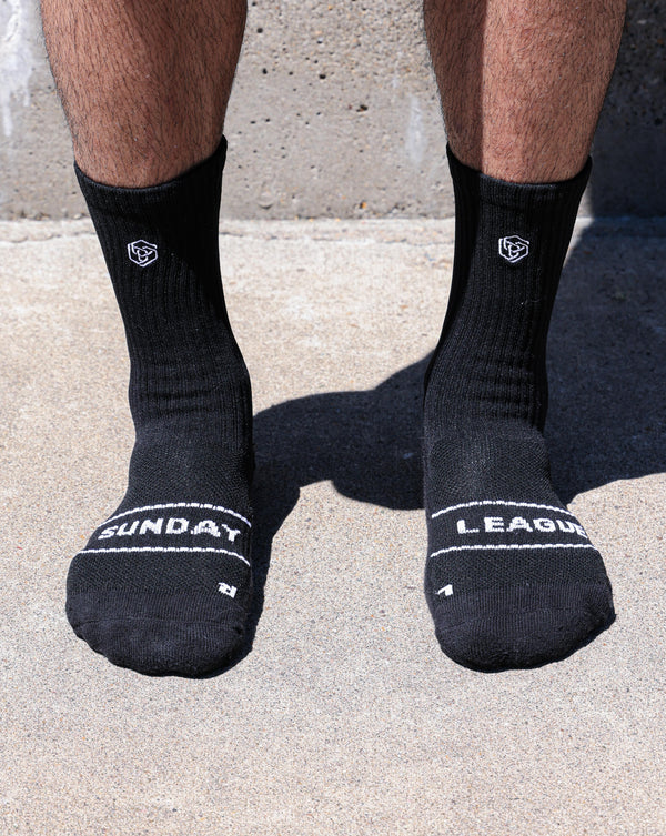 Sunday League Grip Socks [Black]
