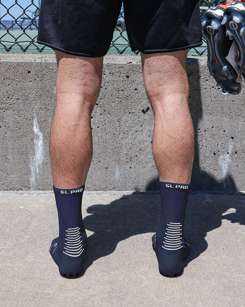 Sunday League Grip Socks [Navy]