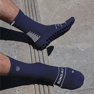 Sunday League Grip Socks [Navy]
