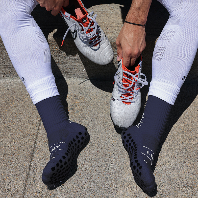 Sunday League Grip Socks [Navy]