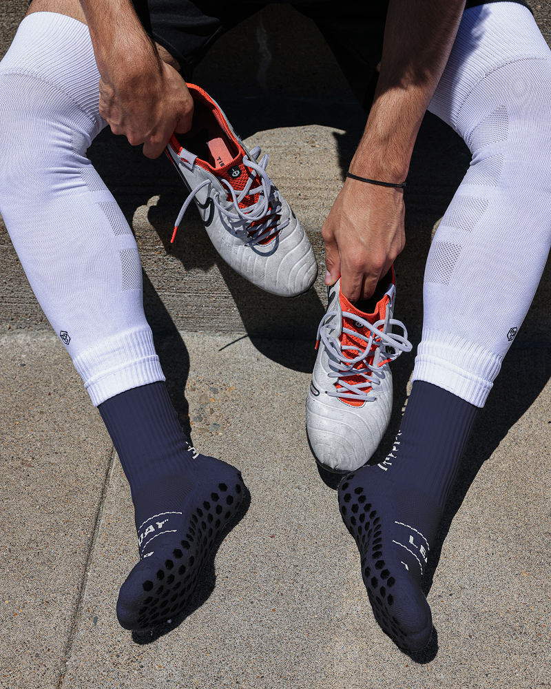 Sunday League Grip Socks [Navy]