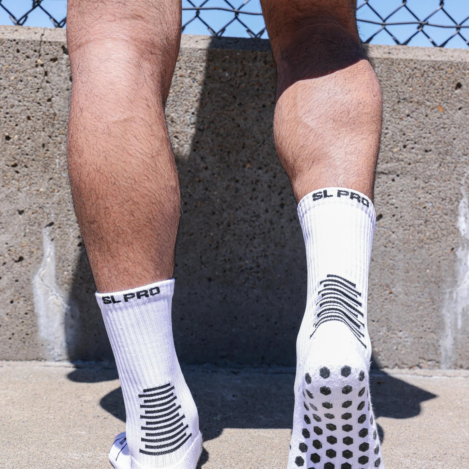 Sunday League Grip Socks [White]