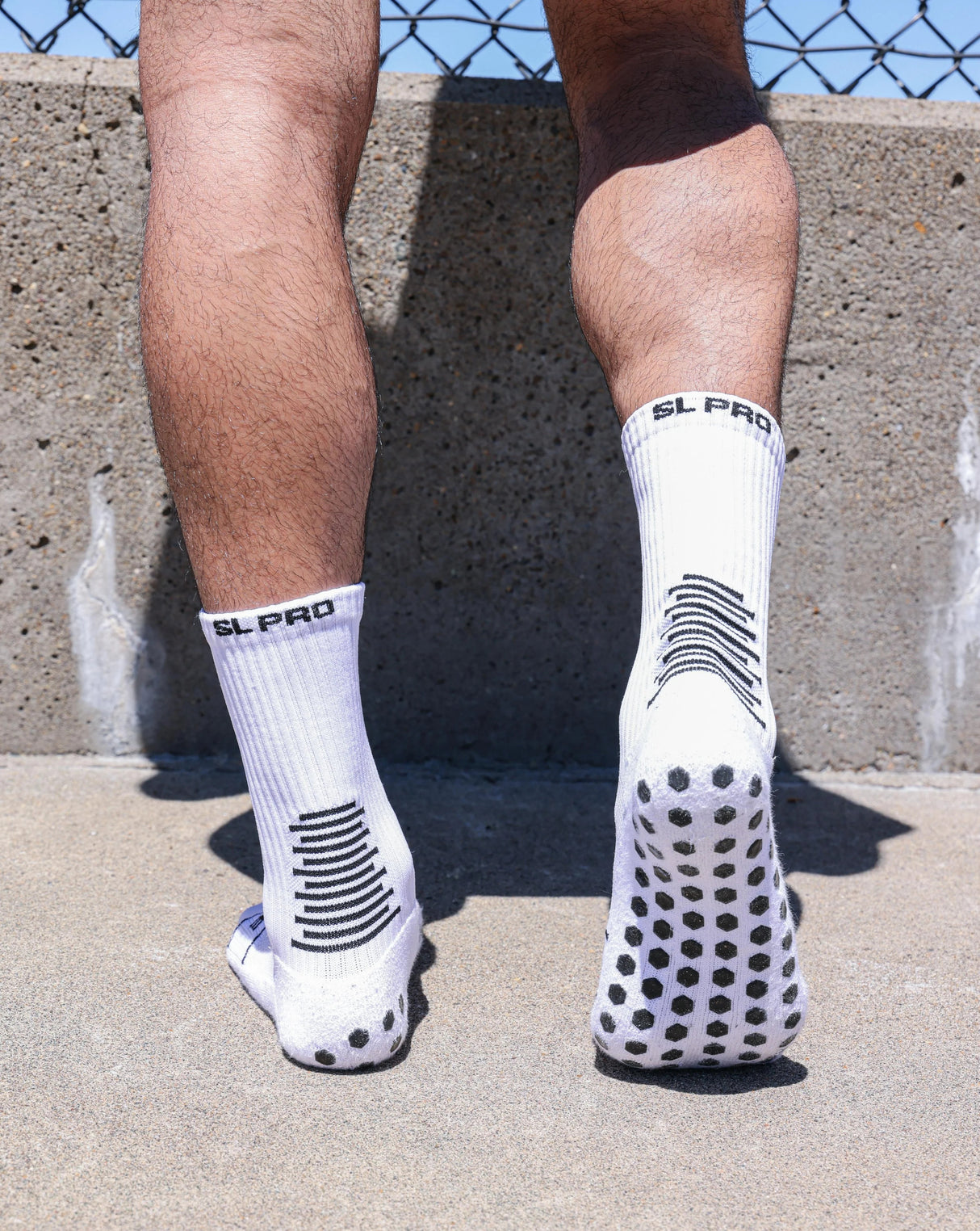 Sunday League Grip Socks [White]
