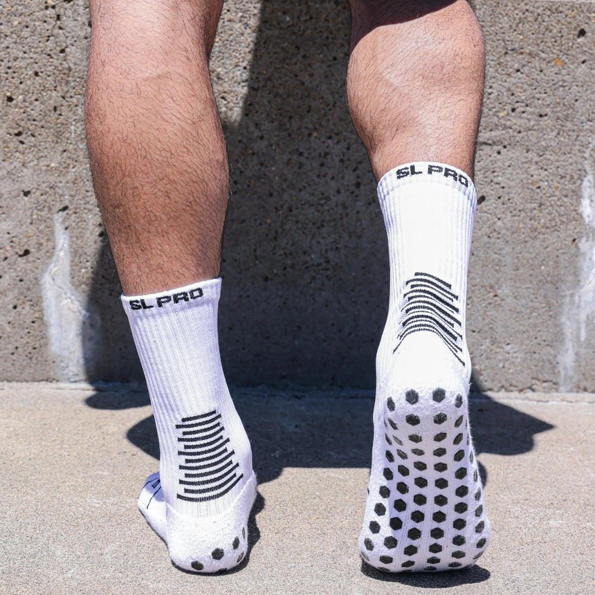 Sunday League Grip Socks [White]