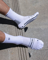 Sunday League Grip Socks [White]