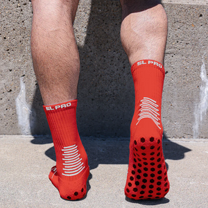 Sunday League Grip Socks [Red]