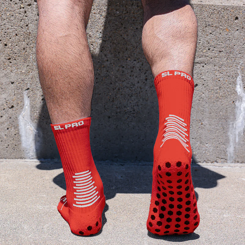 Sunday League Grip Socks [Red]