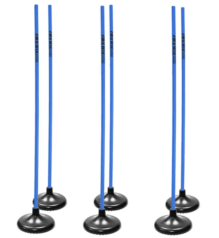 Kwik Goal Premier Coaching Sticks [Blue]