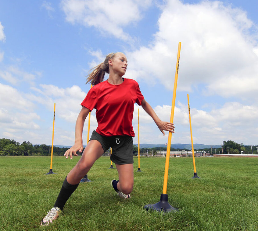 Kwik Goal Premier Coaching Sticks [Blue]