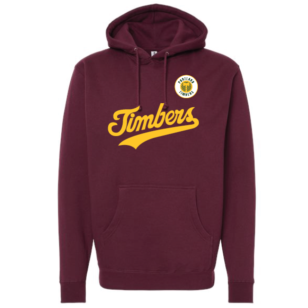 Portland Timbers Script Hoodie [Maroon]