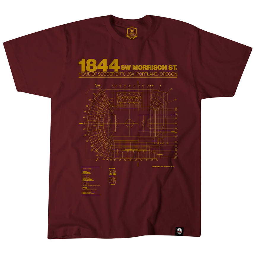 Stadium Tee [Cardinal]