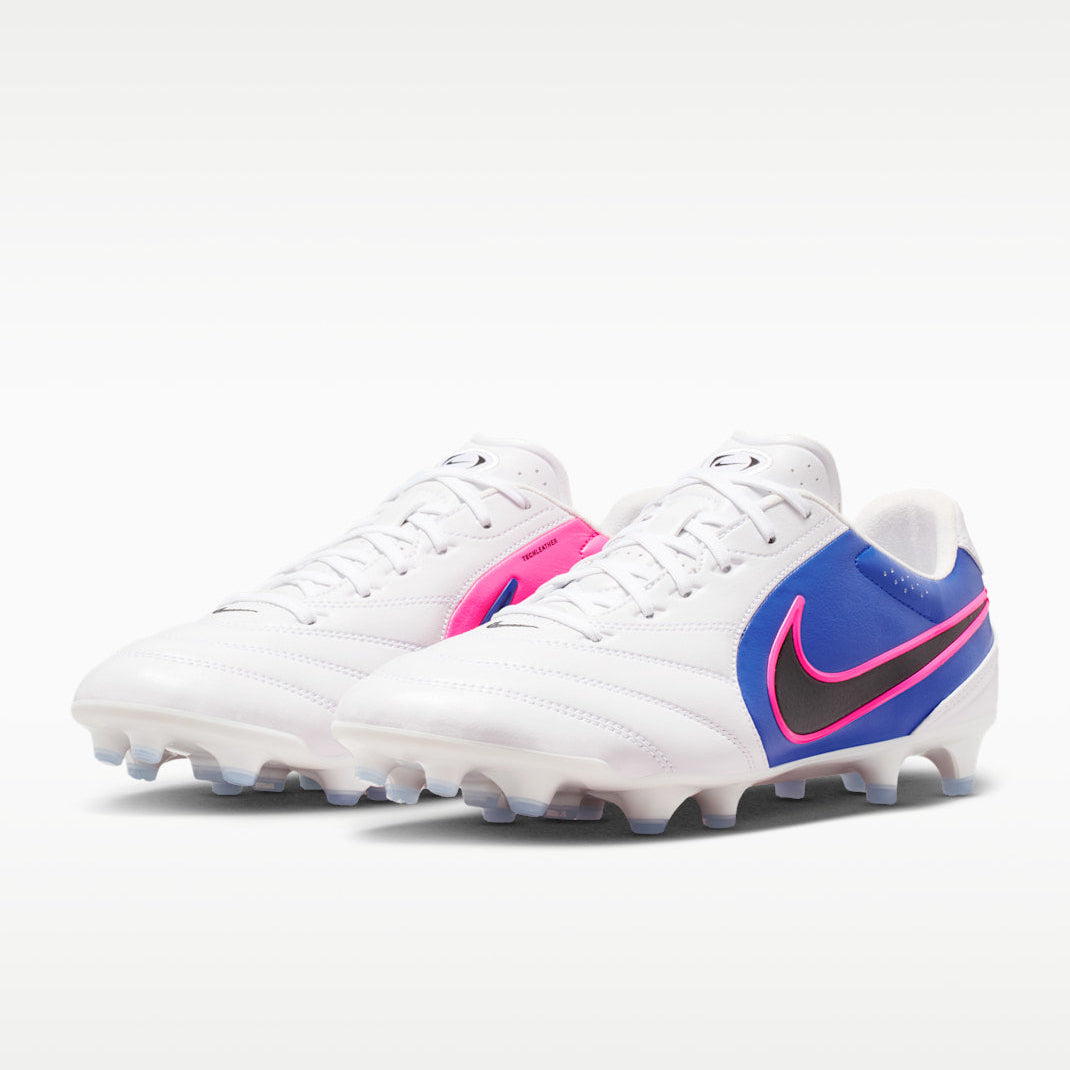 Tiempo Ligera Pro FG [White/Racer Blue/Pink Blast] – Tursi Soccer