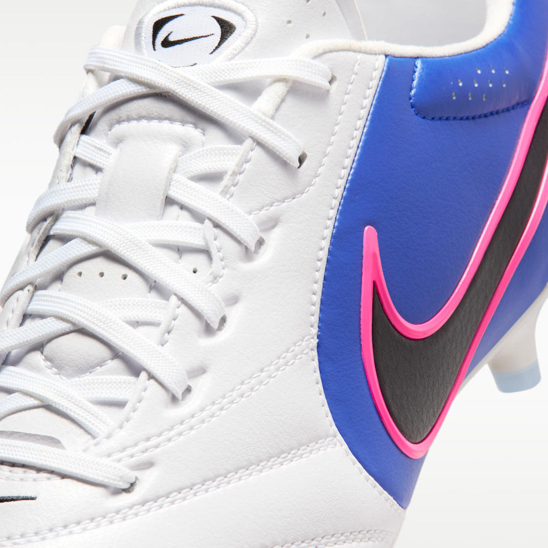 Tiempo Ligera Pro FG [White/Racer Blue/Pink Blast]