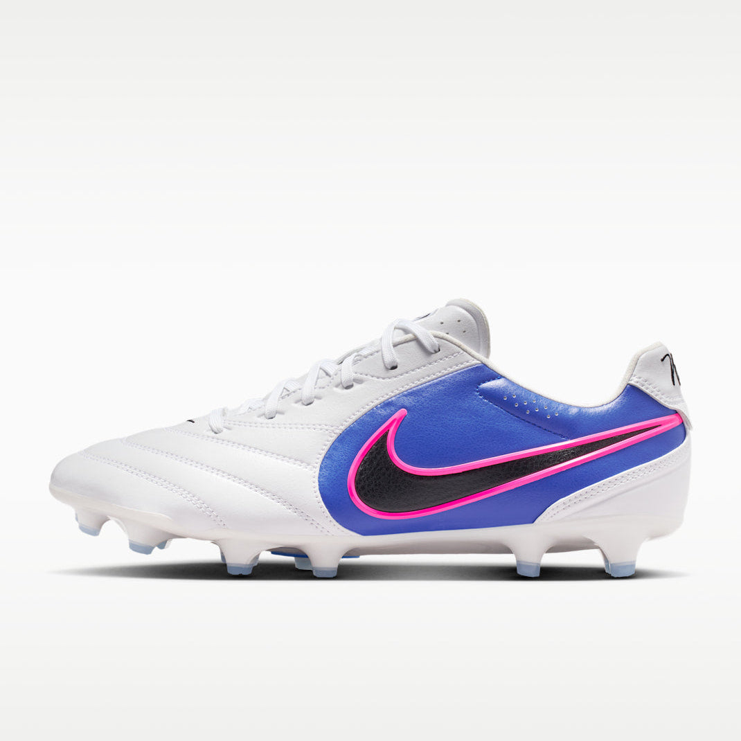 Tiempo Ligera Pro FG [White/Racer Blue/Pink Blast]