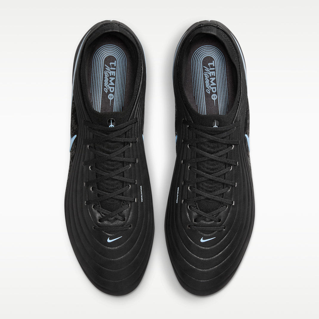 Tiempo Maestro Elite FG [Black/Ice Blue] – Tursi Soccer Store
