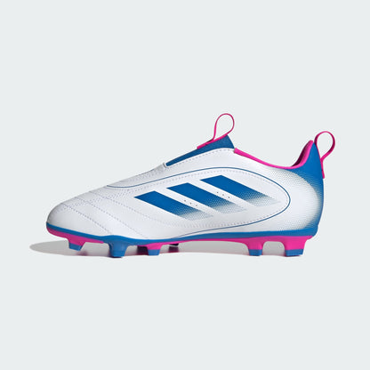 Junior Goletto IX LL FG [White/Royal/Team Shock Pink]
