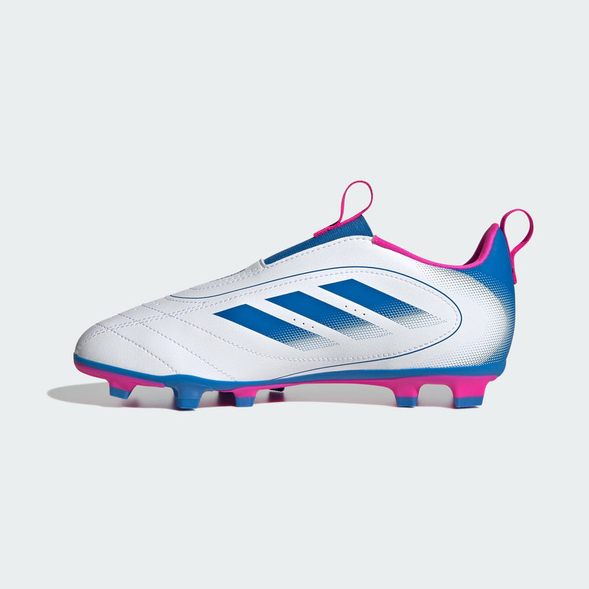 Junior Goletto IX LL FG [White/Royal/Team Shock Pink]