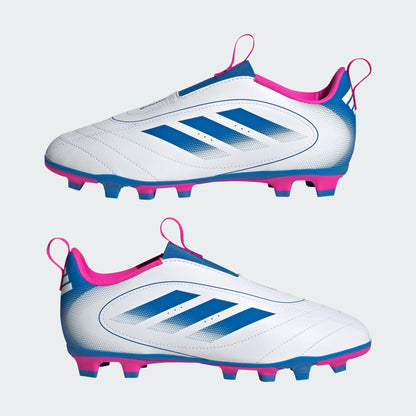Junior Goletto IX LL FG [White/Royal/Team Shock Pink]