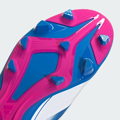 Junior Goletto IX LL FG [White/Royal/Team Shock Pink]